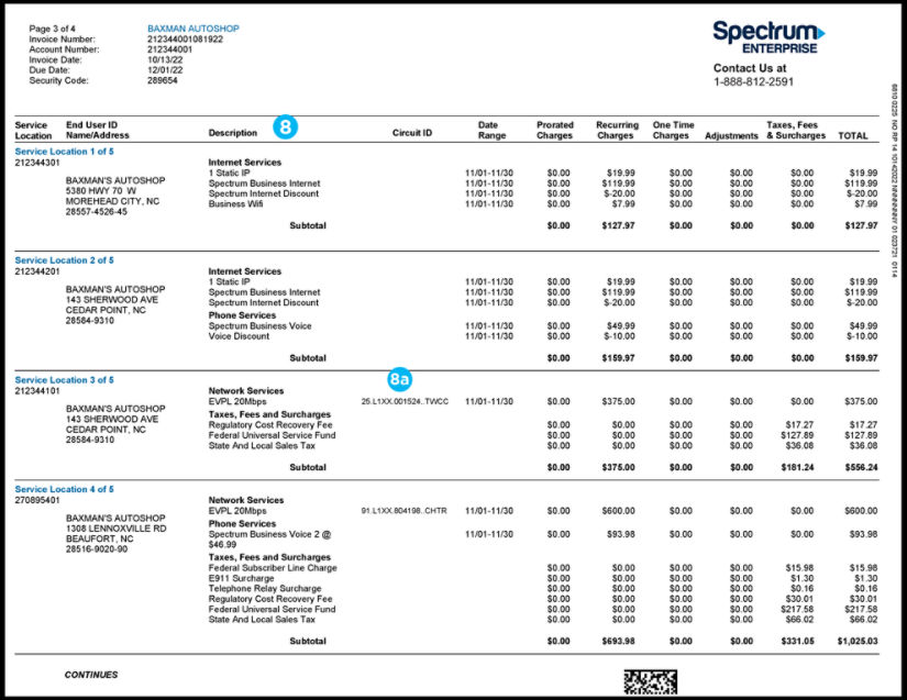 Cable Bill Statement How Do I Read My Bill Statement? | Spectrum