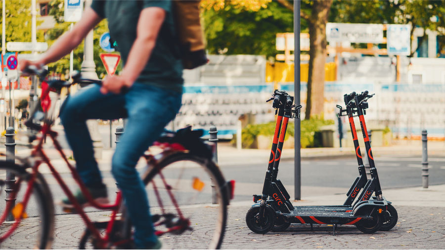 smart bikes and scooters