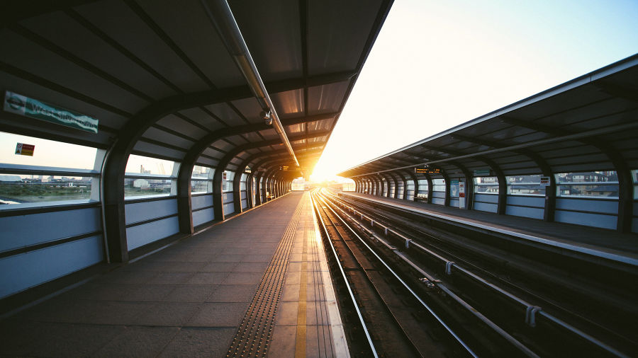 train platform